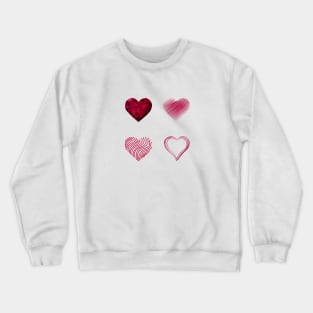 Valentine's day-Love hearts Crewneck Sweatshirt